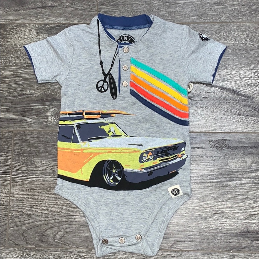 Mini Shatsu Surf Wagon Onesie